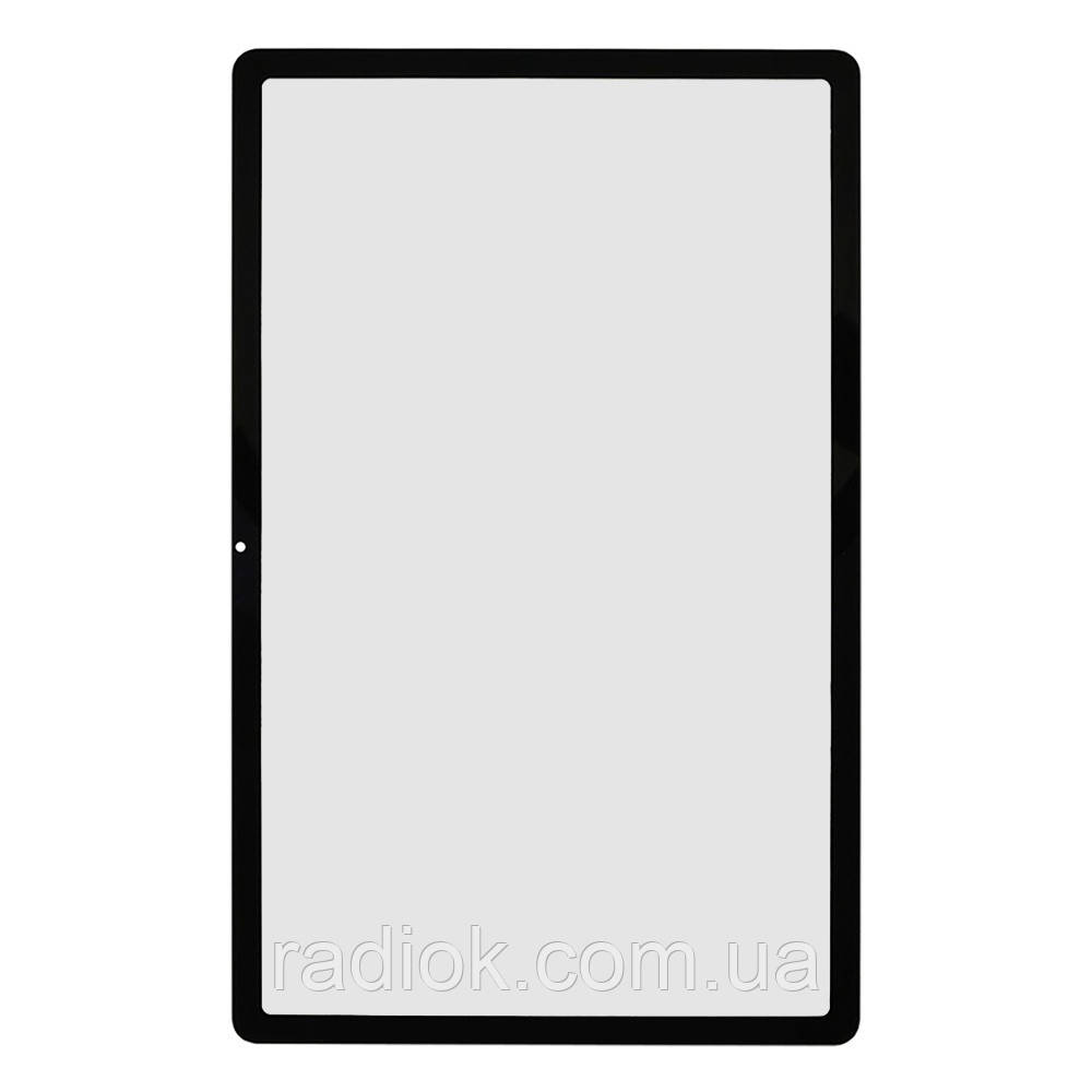 Скло тачскрину для Lenovo Tab P11 (J606/J616) чорне з олеофобним покриттям, загартоване, фото 1