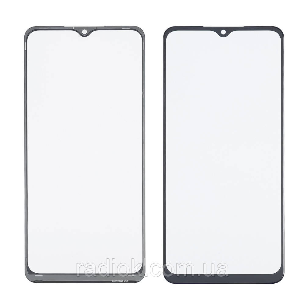Скло тачскрину з OCA-плівкою для Samsung A022 Galaxy A02 чорне з олеофобним покриттям, загартоване, фото 1