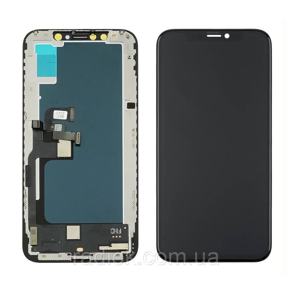 Дисплей для Apple iPhone XS з чорним тачскрином ZY-IN CELL