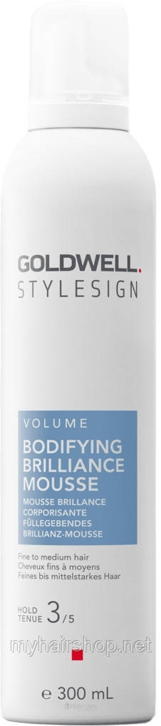 Пінка-мус для укладання із блиском середньої фіксації Goldwell Stylesign Volume Bodifying Brilliance Mousse 300мл