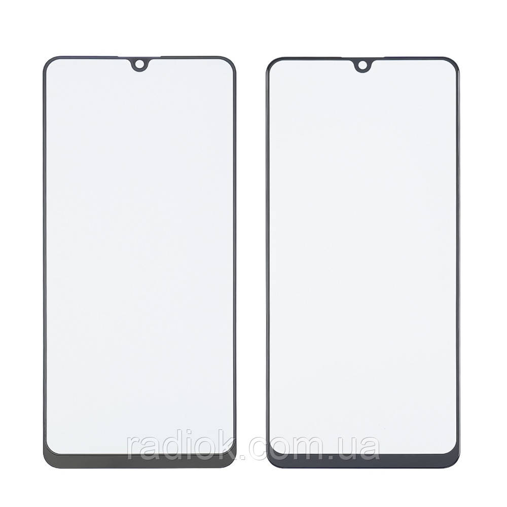 Скло тачскрину з OCA-плівкою для Samsung M325 Galaxy M32 чорне з олеофобним покриттям, загартоване, фото 1