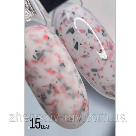 База Saga LEAF BASE з поталлю 8 ml №15, фото 3