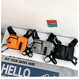 Нагрудна сумка 5008 TOYU BAG помаранчева, фото 6