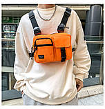 Нагрудна сумка 5008 TOYU BAG помаранчева, фото 4