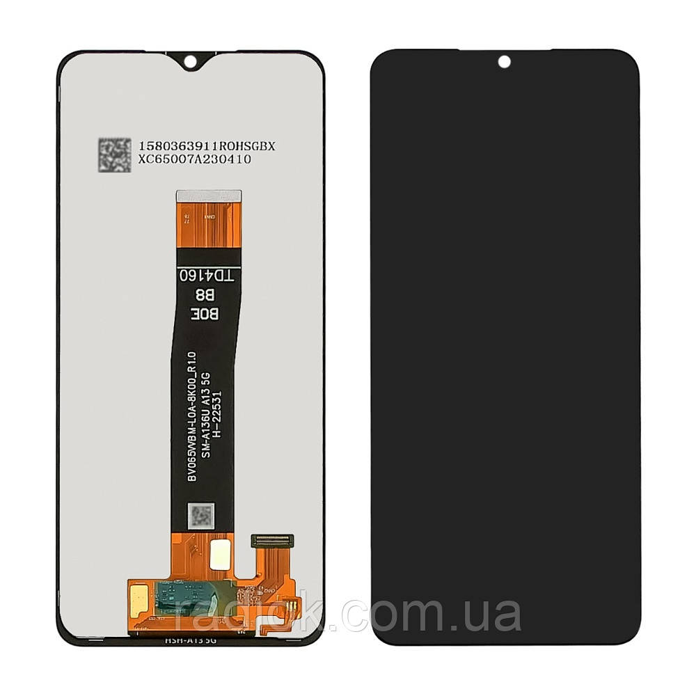 Дисплей для Samsung A136 Galaxy A13 (5G) (2021) з чорним тачскрином