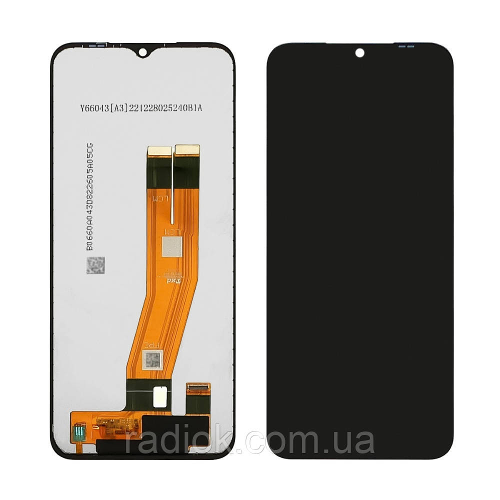 Дисплей для Samsung A145F Galaxy A14 (2023) з чорним тачскрином