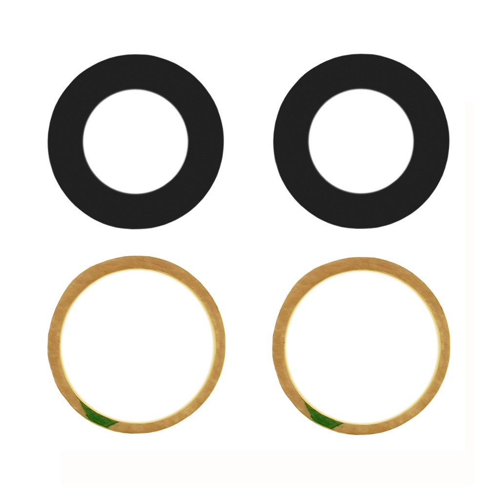 Скло камери для Apple iPhone 14 (комплект 2 шт.) з антивідблисковим покриттям, фото 1