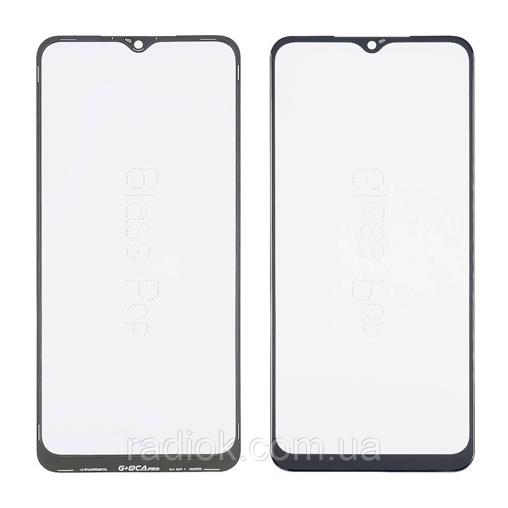 Скло тачскрину з OCA-плівкою для Samsung A045 Galaxy A04 чорне з олеофобним покриттям, загартоване G+OCA Pro, фото 1