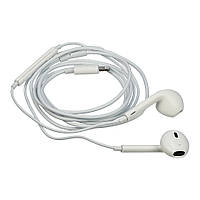 Навушники вкладки для Apple в пакованні без логотипа Lightning white