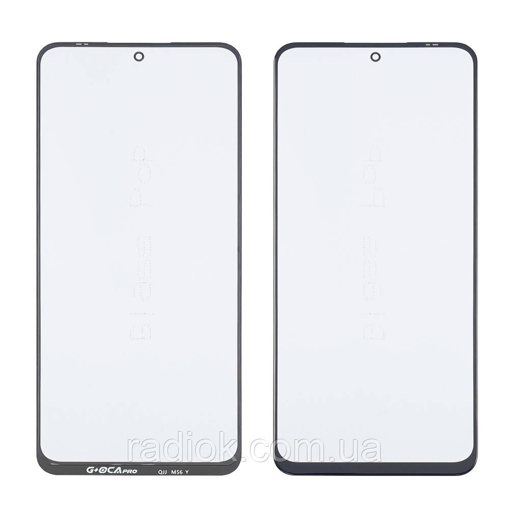 Скло тачскрину з OCA-плівкою для Xiaomi Redmi Note 12 (4G) чорне з олеофобним покриттям, загартоване G+OCA