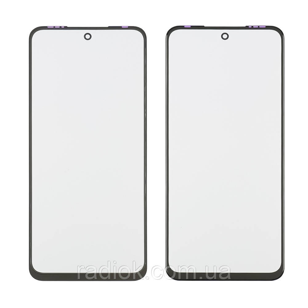 Скло тачскрина з OCA-плівкою для TECNO POVA Neo 2 (LG6n) чорне з олеофобним покриттям, загартоване