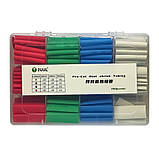 Набір термоусадкових трубок 2UUL 200 шт., 4 кольори, діаметр 6/8/10 мм у пластиковому боксі, фото 3