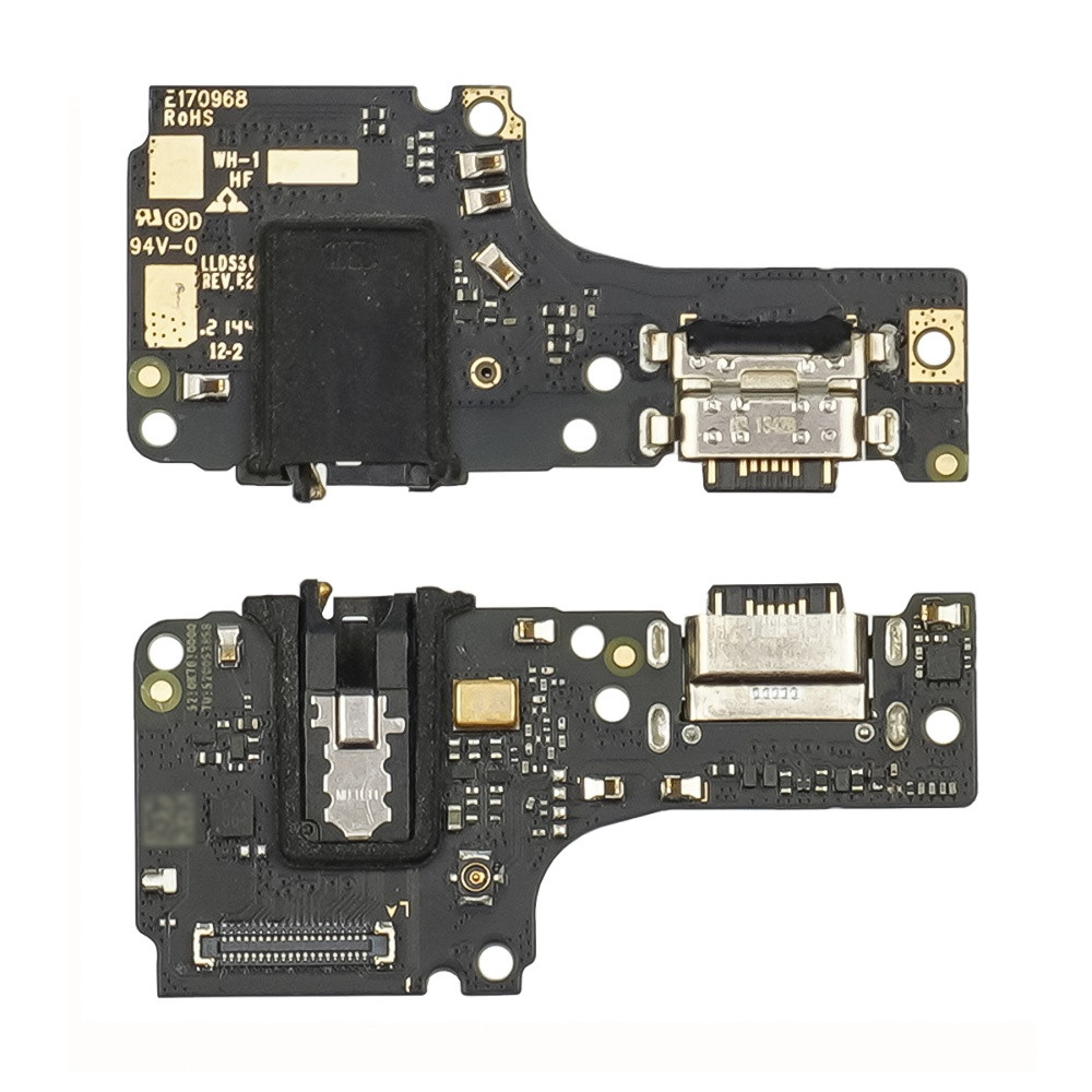 Роз'єм заряджання для Xiaomi Redmi Note 10/ Note 10s (4G) на платі з мікрофоном і компонентами Original, фото 1