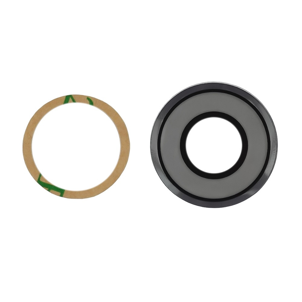 Скло камери для Xiaomi 12 Pro чорне, фото 1