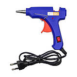 Термоклейовий пістолет Yulian YL-266 (220 V, 20 W, сопло d=2 mm, клей d = 7 mm), фото 2