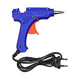 Термоклейовий пістолет Yulian YL-266 (220 V, 20 W, сопло d=2 mm, клей d = 7 mm), фото 3