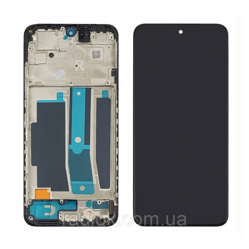 Дисплей для Xiaomi Redmi Note 12S з чорним тачскрином і корпусною рамкою IPS
