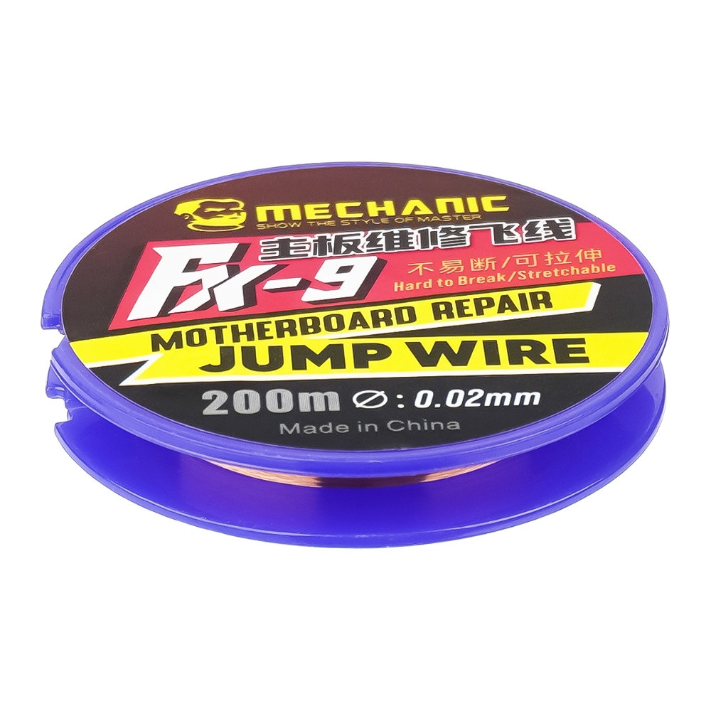 Дріт у котушці Mechanic FX-9-200 (для монтажу перемичок, D = 0.02 mm, L = 200 m), фото 1