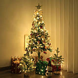 Світлодіодна гірлянда USB, мідна нитка, теплий білий, 10 м, 100 світлодіодів, 8 режимів, з пультом, фото 3