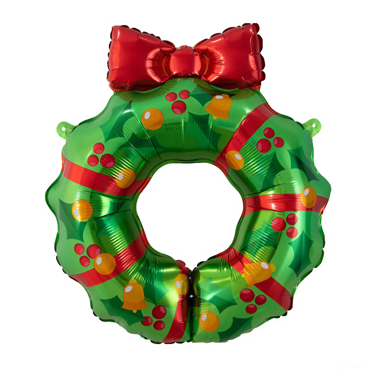 Фольгована кулька Різдвяний вінок 63x60см (24") | Новий рік