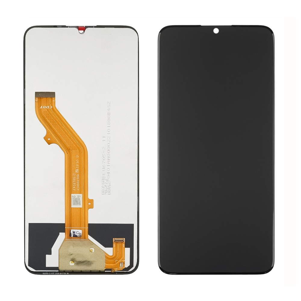 Дисплей для TCL 40SE (T610K) з чорним тачскрином, фото 1