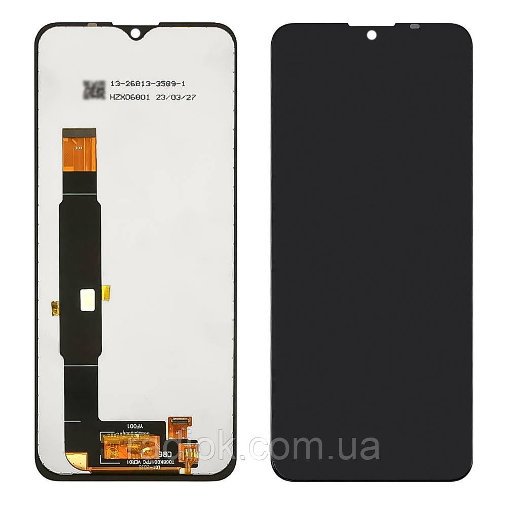 Дисплей для Wiko Power U10 з чорним тачскрином, фото 1