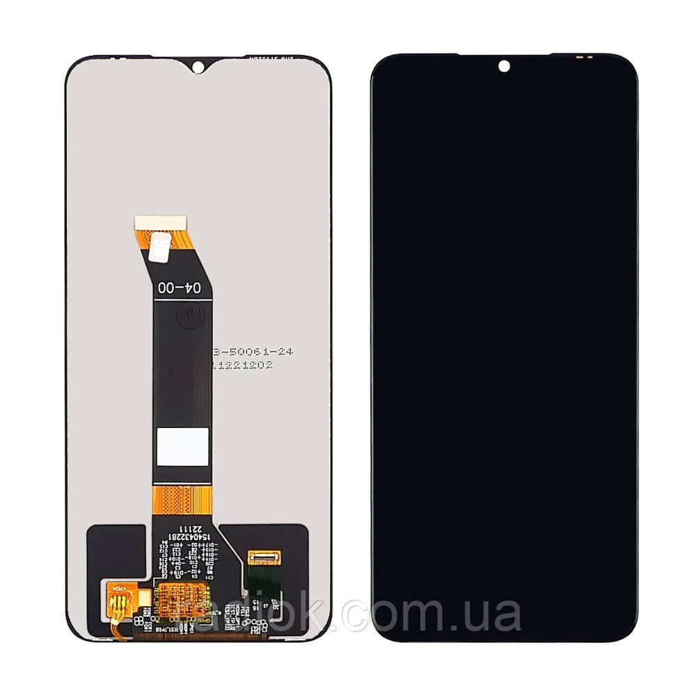 Дисплей для Xiaomi Poco M4 5G/M5/Redmi Note 11E з чорним тачскрином REV 05-00, фото 1