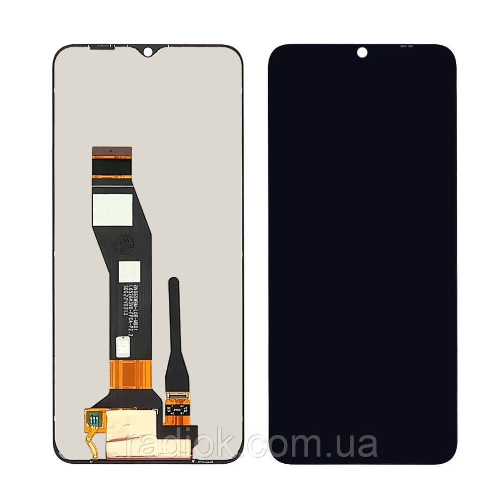 Дисплей для Motorola E13 з чорним тачскрином