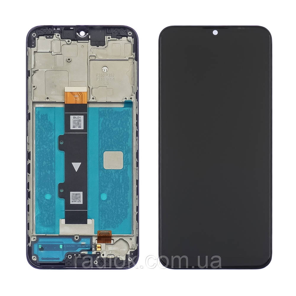 Дисплей для Motorola Moto G10 з чорним тачскрином і корпусною рамкою