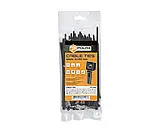 Стяжка нейлонова 4х150 мм, чорна, фото 2