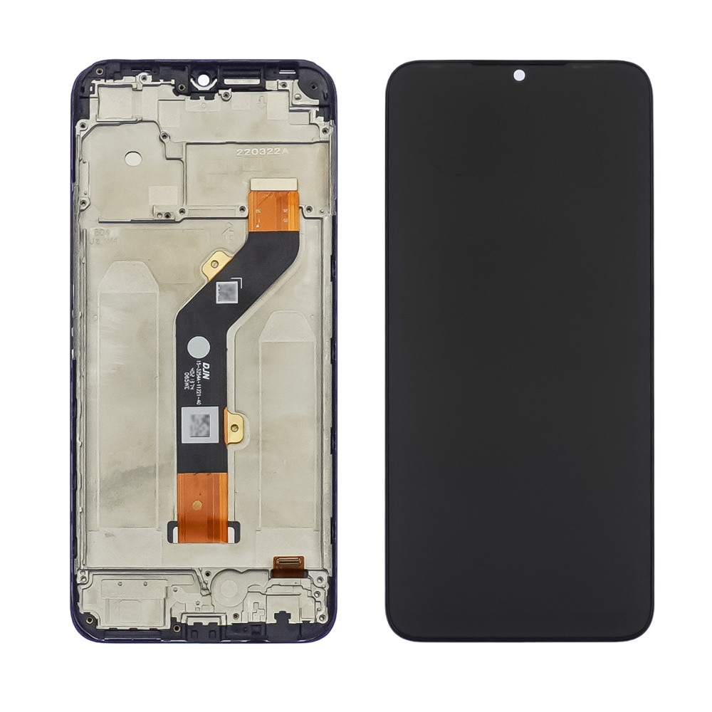 Дисплей для TECNO Pop 5 LTE (BD4I) з чорним тачскрином і корпусною рамкою, фото 1