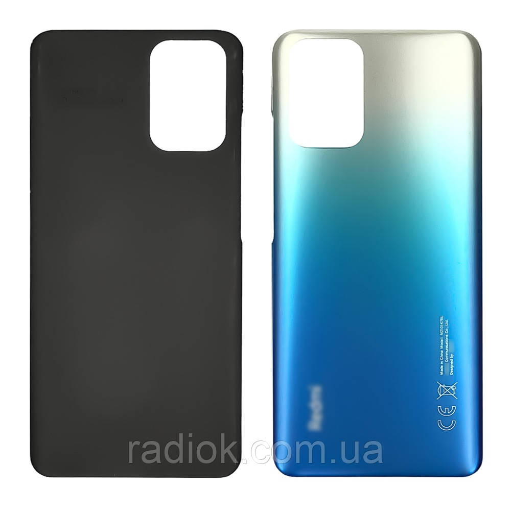 Задня кришка для Xiaomi Redmi Note 10/10s (4G) Ocean blue (синя), фото 1