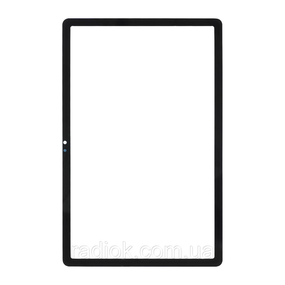 Скло тачскрину для Lenovo Tab M10 Plus (TB125f) (3 gen) чорне з олеофобним покриттям, загартоване, фото 1
