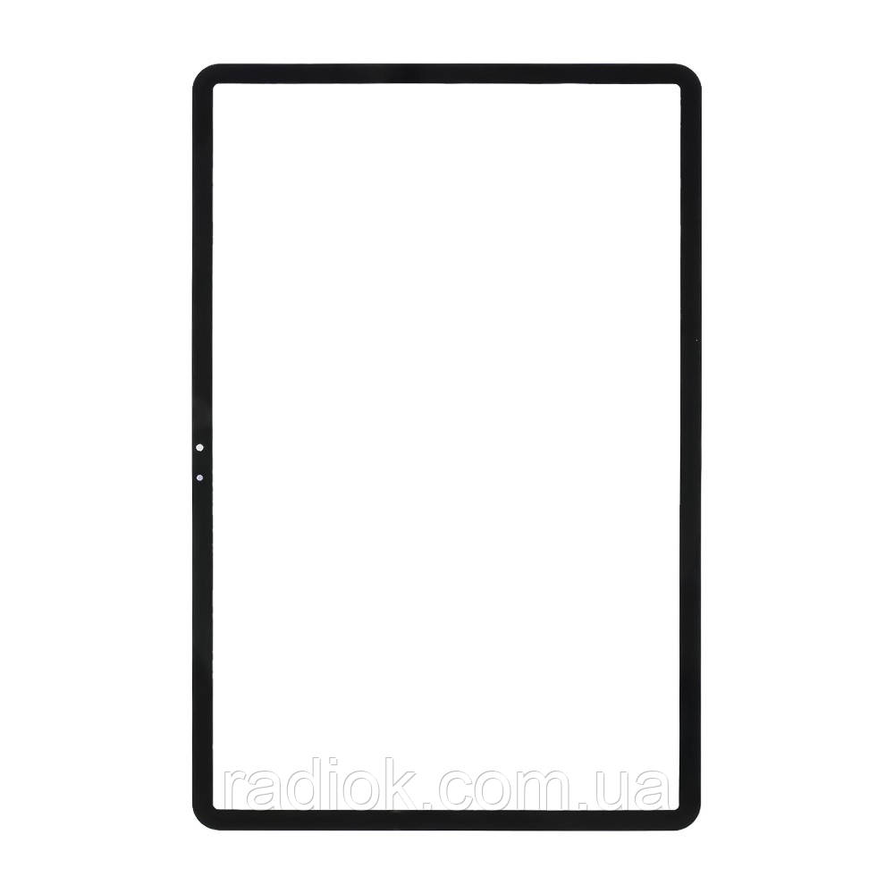 Скло тачскрину з OCA-плівкою для Xiaomi Mi Pad 5 Pro (12.4) чорне з олеофобним покриттям, загартоване