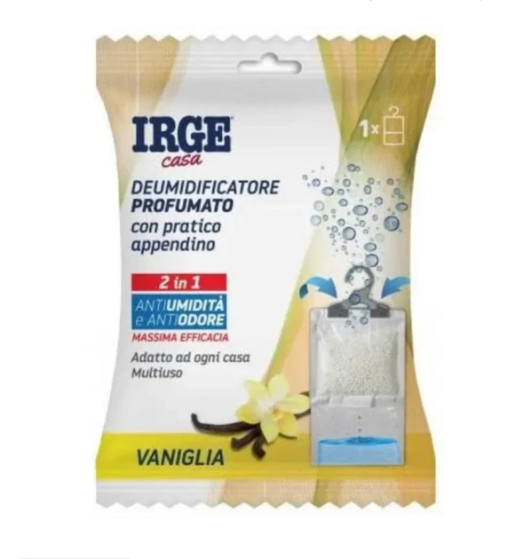 Поглинач запаху та вологи IRGE з підвіскою Ваніль, 500 мл