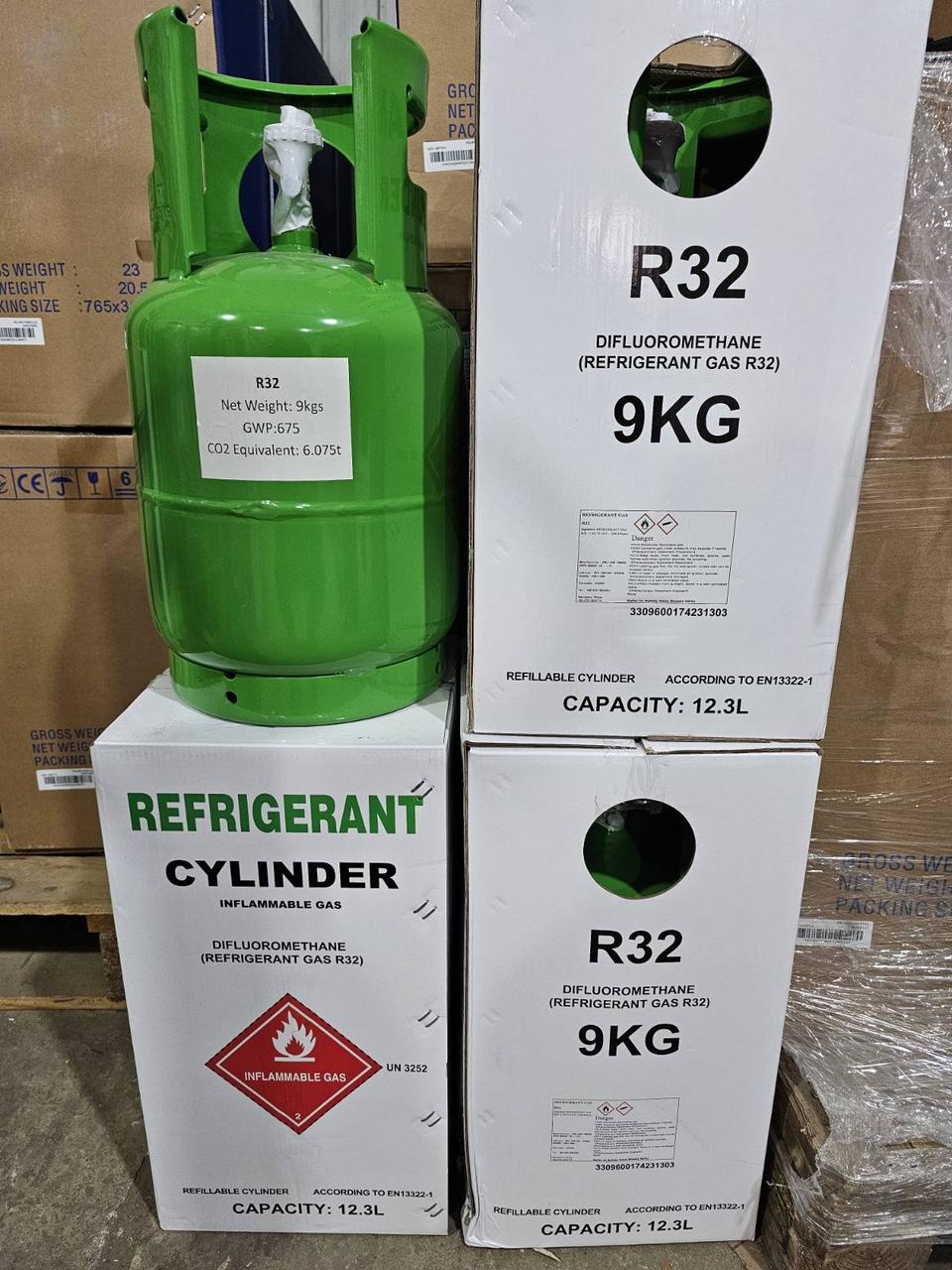 Фреон R32 (9 кг./баллон)