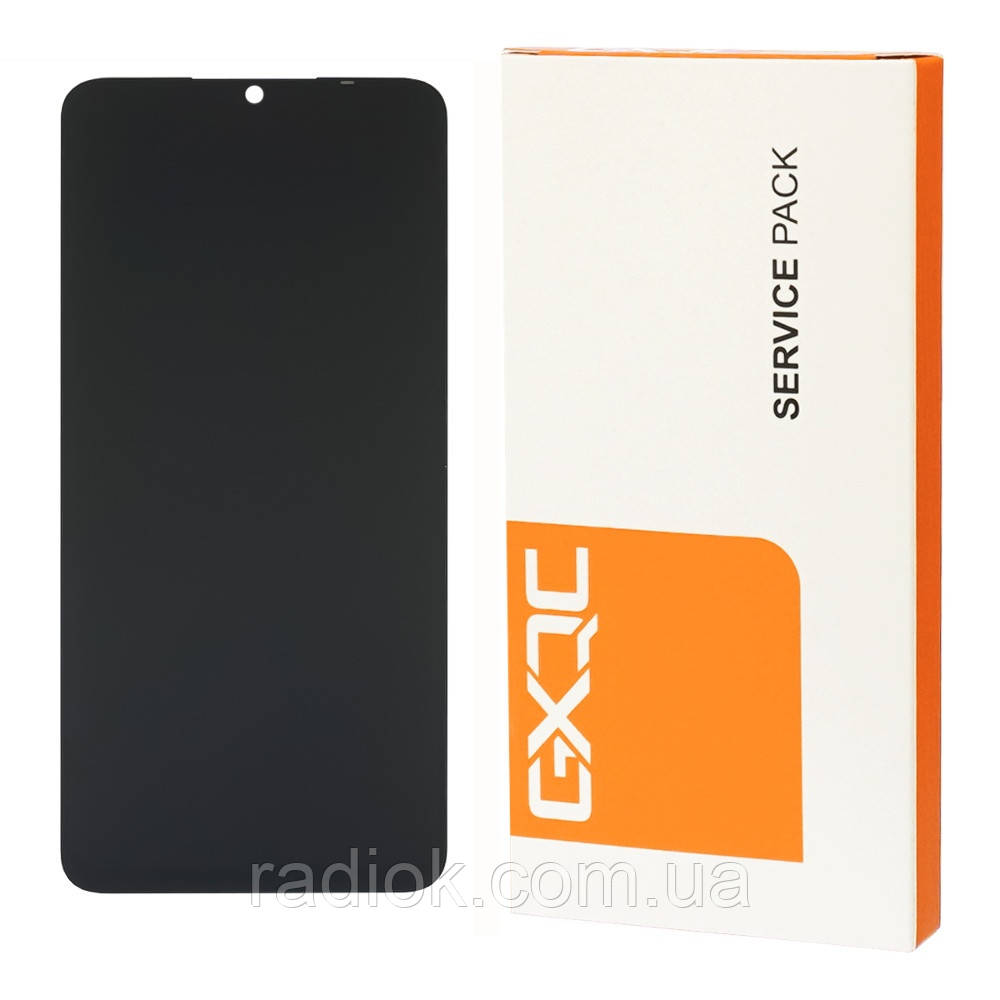 Дисплей для Xiaomi Redmi 13C/Poco C65 з чорним тачскрином Service Pack