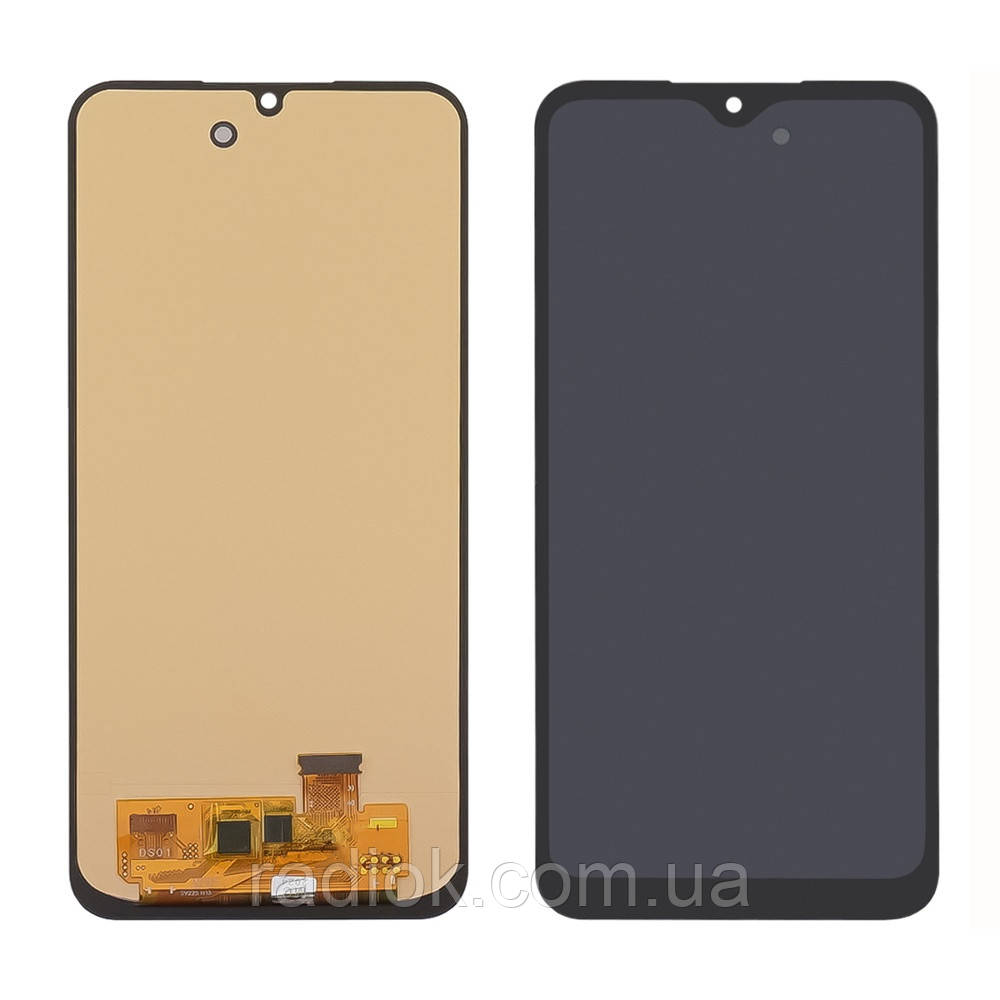 Дисплей для Samsung M346/M34 5G з чорним тачскрином (з широким обідком) OLED