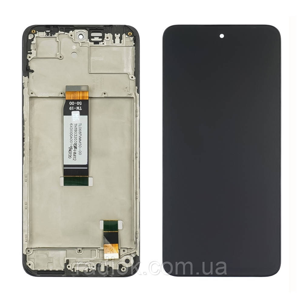 Дисплей для Xiaomi Redmi 13 з чорним тачскрином і корпусною рамкою