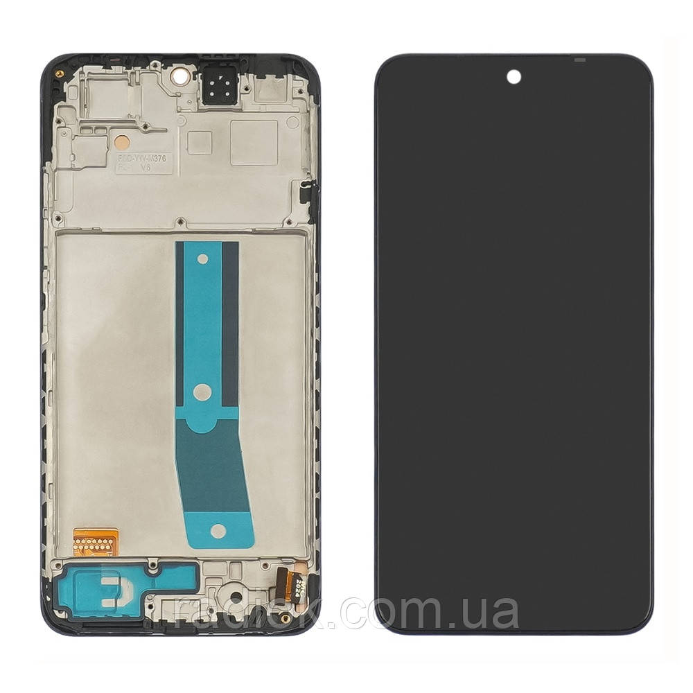 Дисплей для Xiaomi Redmi Note 11 з чорним тачскрином і корпусною рамкою IPS