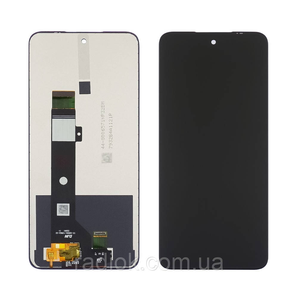 Дисплей для Motorola G53 з чорним тачскрином