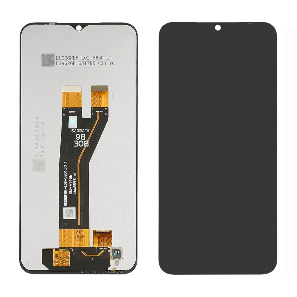Дисплей для Samsung A146B Galaxy A14 (2023) з чорним тачскрином REV 1.1, фото 1