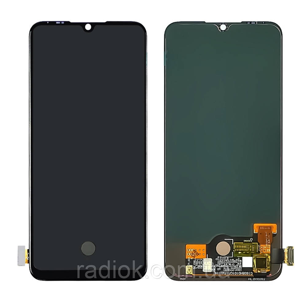 Дисплей для Xiaomi Mi A3/Mi CC9e з чорним тачскрином OLED