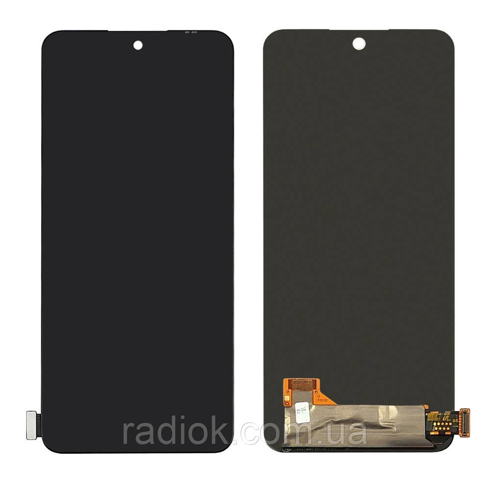 Дисплей для Xiaomi Redmi Note 12 (4G) з чорним тачскрином OLED