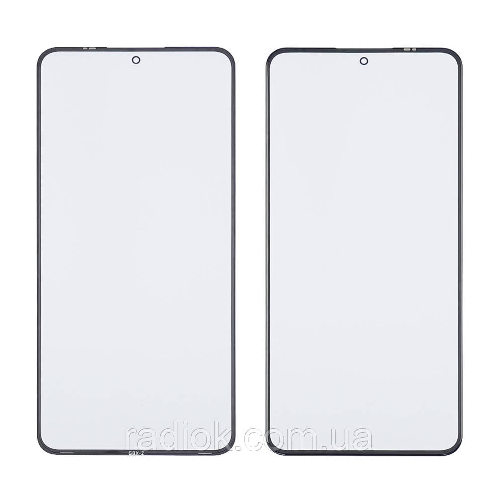Скло тачскрину з OCA-плівкою для Xiaomi 12T чорне з олеофобним покриттям, загартоване