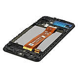 Дисплей для Samsung A127F Galaxy A12S (2021) з чорним тачскрином і корпусною рамкою, фото 4