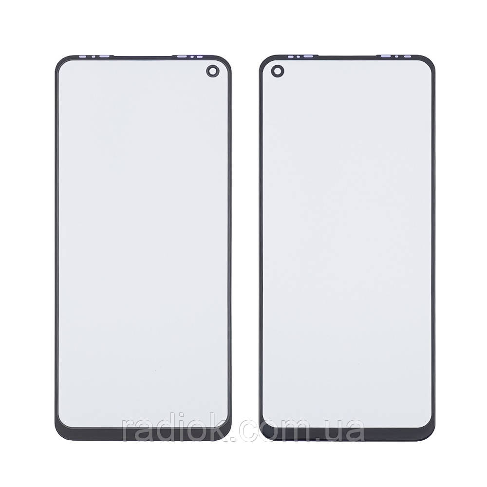 Скло тачскрина з OCA плівкою для TECNO Camon 16 (CE7/CE7j/CE9h)/16SE чорне з олеофобним покриттям,