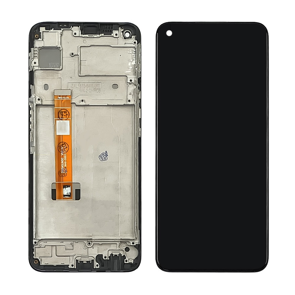 Дисплей для Realme 6 з чорним тачскрином і корпусною рамкою, фото 1