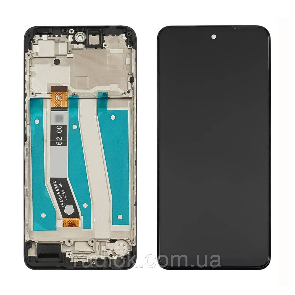 Дисплей для Motorola G14 з чорним тачскрином і корпусною рамкою