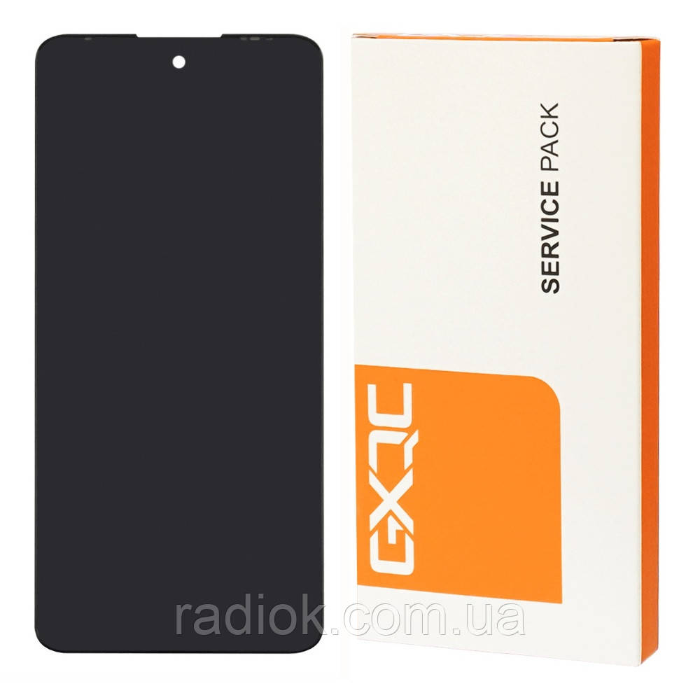 Дисплей для Motorola G60 (XT2135)/ G60S (XT2133-2) з чорним тачскрином Service Pack